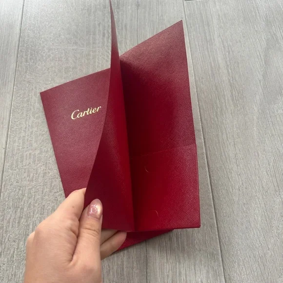 2X authentic  Cartier Receipt / Money Holder - Picture 5 of 5
